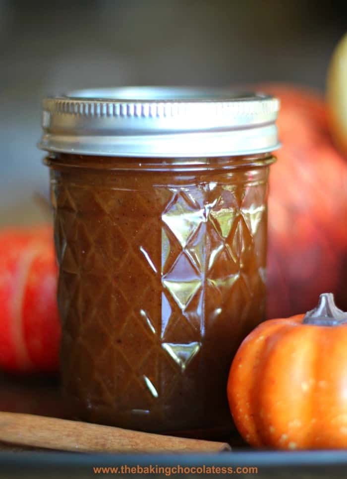 Homemade Pumpkin Spice Syrup & Pumpkin Spice Latte by The Baking ChocolaTess