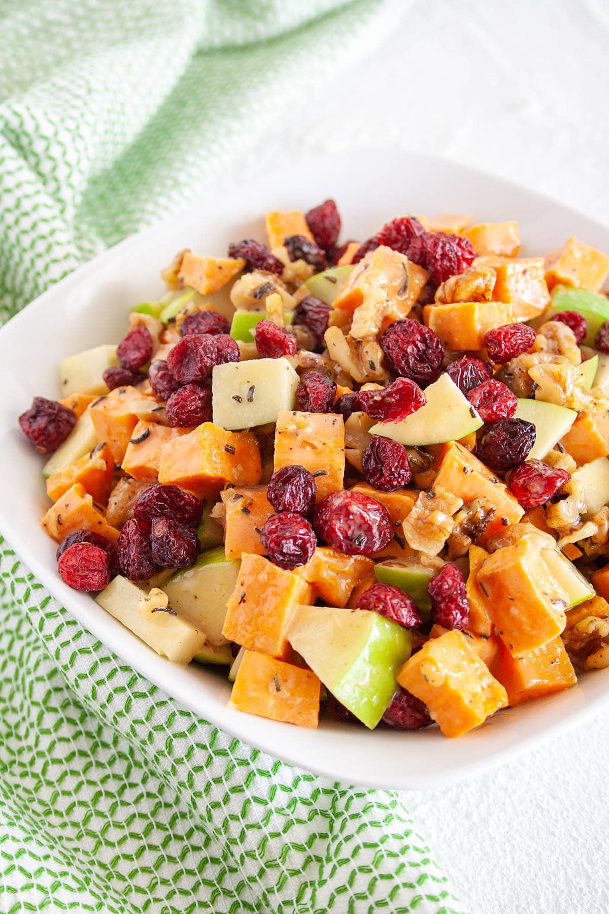 ROASTED SWEET POTATO AND APPLE SALAD By Create Mindfully