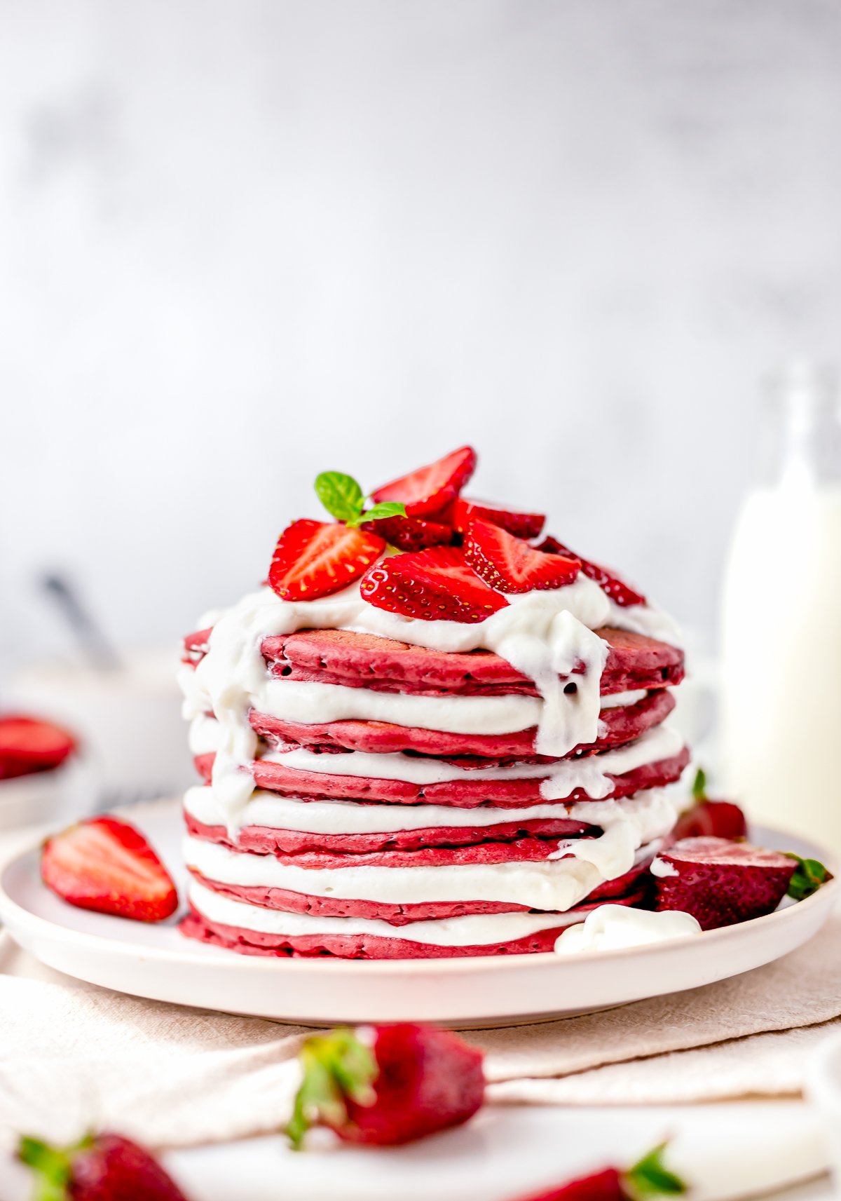 Red Velvet Pancakes by This Silly Girl's Life