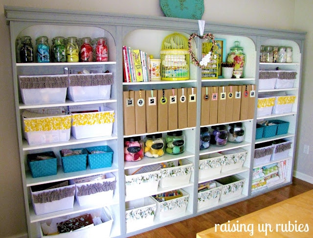 Smart and Crafty Craft Storage Ideas - Tried and True by Trista