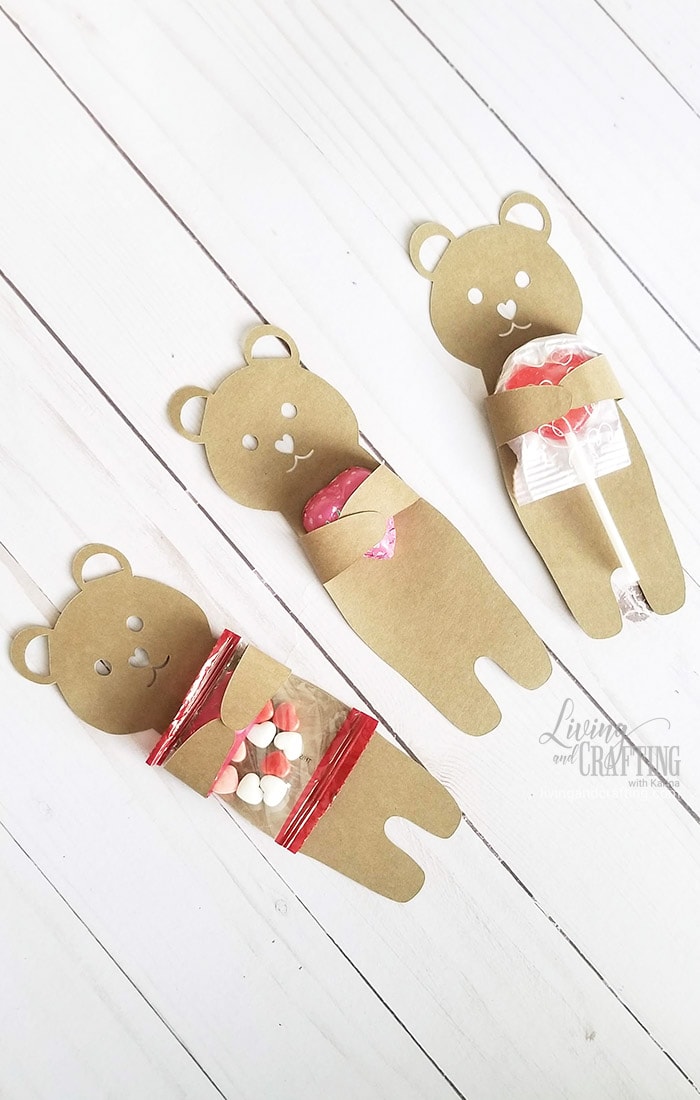 DIY Valentines Candy Wrapper with Freebie by Living and Crafting