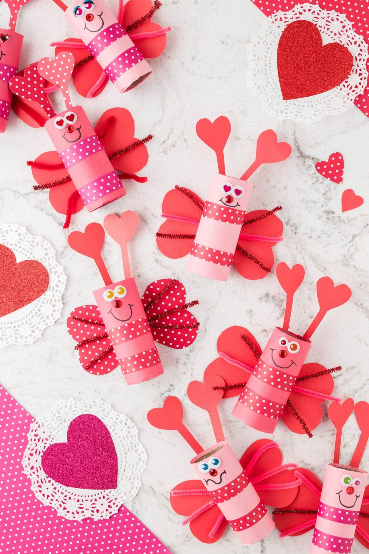 Toilet Paper Roll Love Bug Craft by Kids Activity Zone