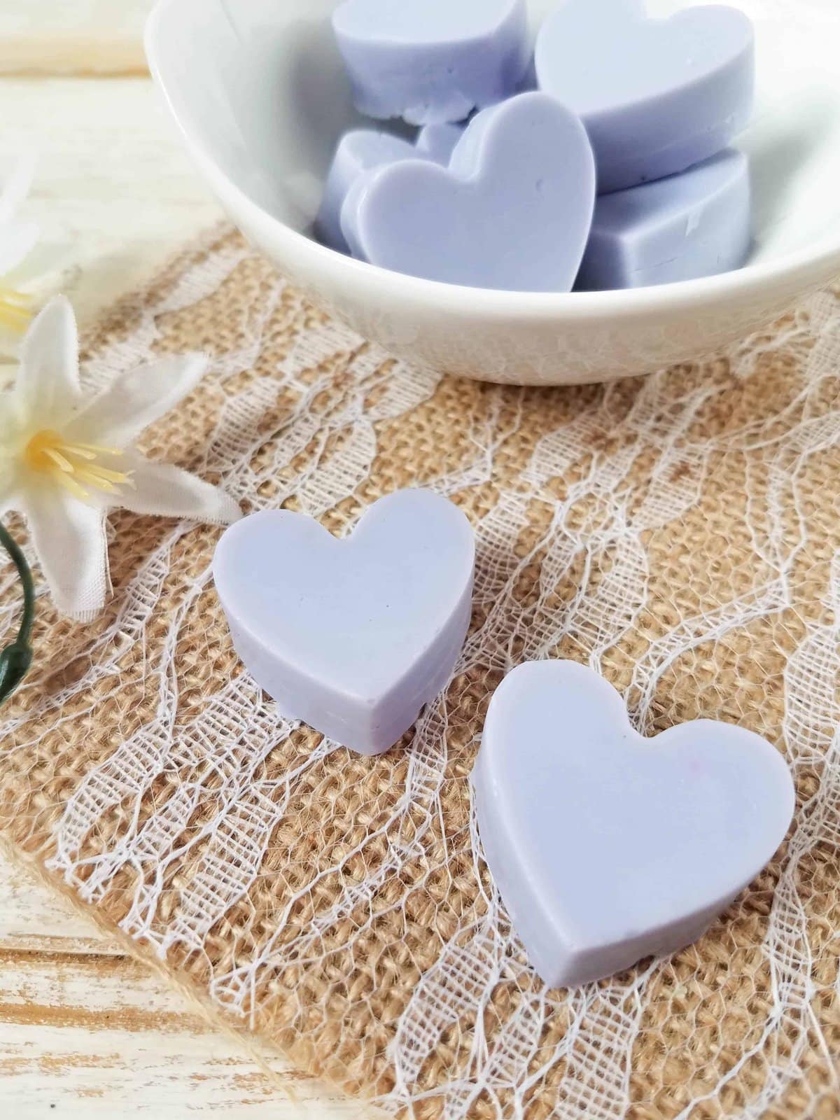 DIY Lavender Soap Heart Shaped by The Inspiration Edits
