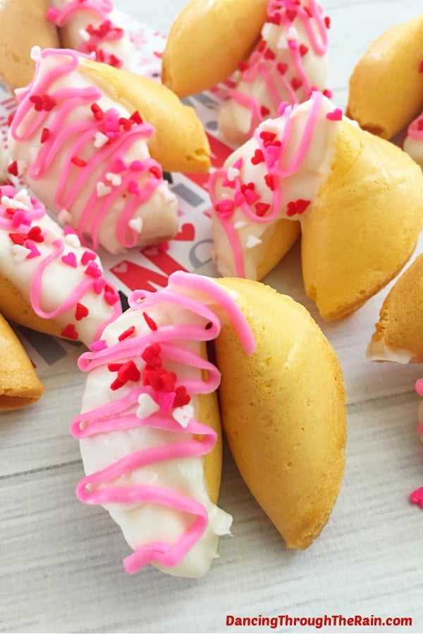 Valentine’s Day Fortune Cookies by Dancing Through The Rain