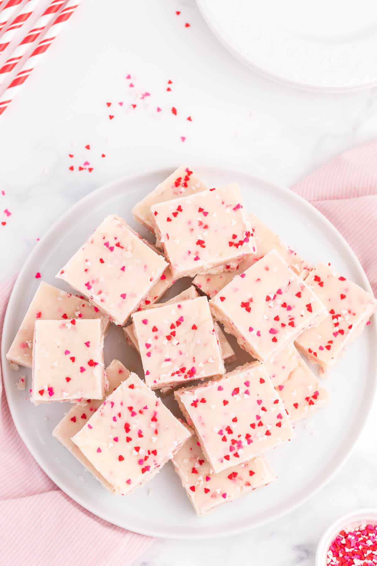 Valentine’s Day Fudge by Simply Stacie