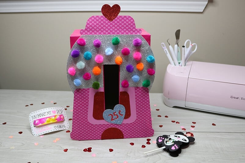 Gumball Valentines Box by SVG Nation