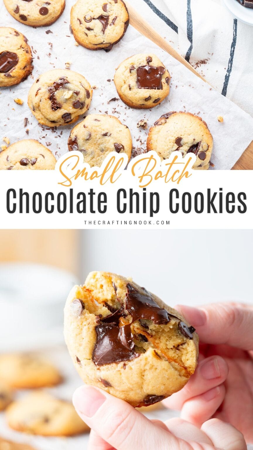 Small Batch Chocolate Chip Cookies Recipe - The Crafting Nook