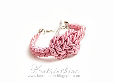 DIY Knotted Cord Bracelet  by Katrinshine