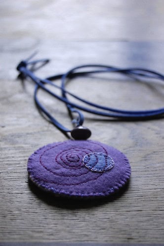 Felt Pendant Necklace