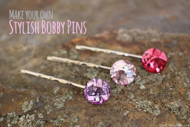 Make your own Stylish Bobby Pins by The DIY Dreamer