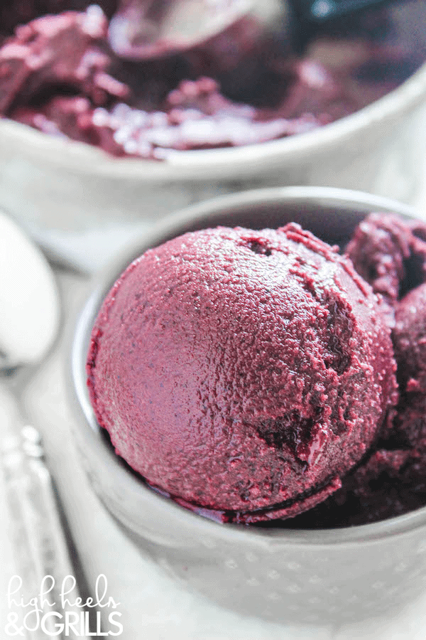 SKINNY BLUEBERRY FROZEN YOGURT