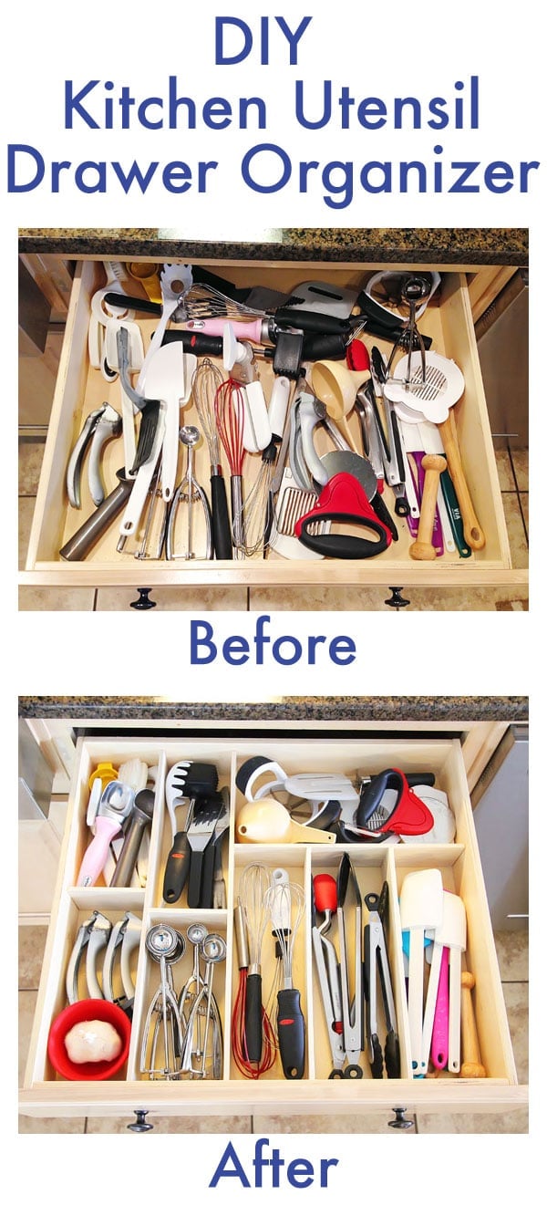 DIY kitchen Utensil Drawer Organizer By Kevin & Amanda