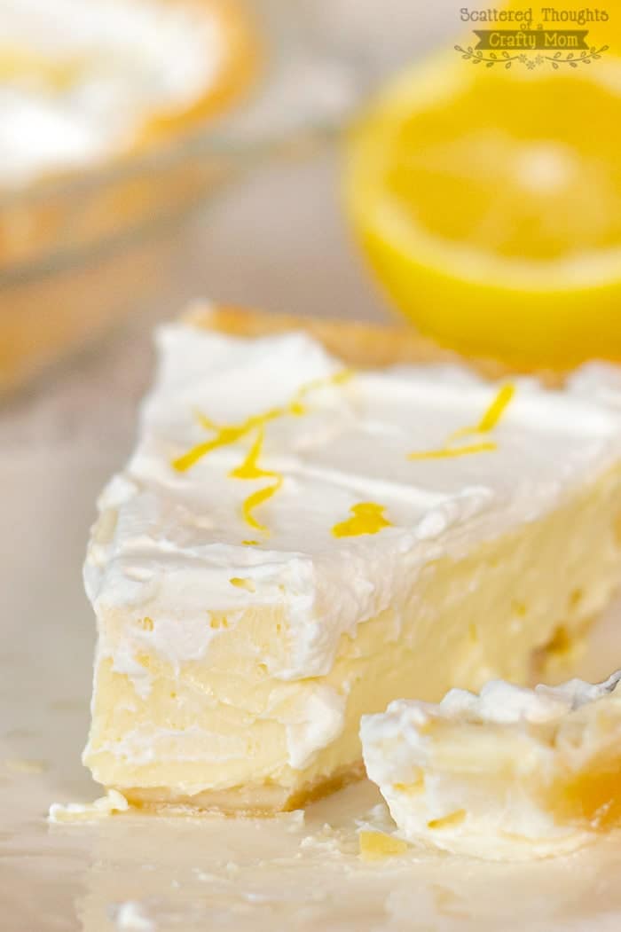 Lemon Cheesecake Pie Recipe
 By Scattered Thoughts of a Crafty Mom